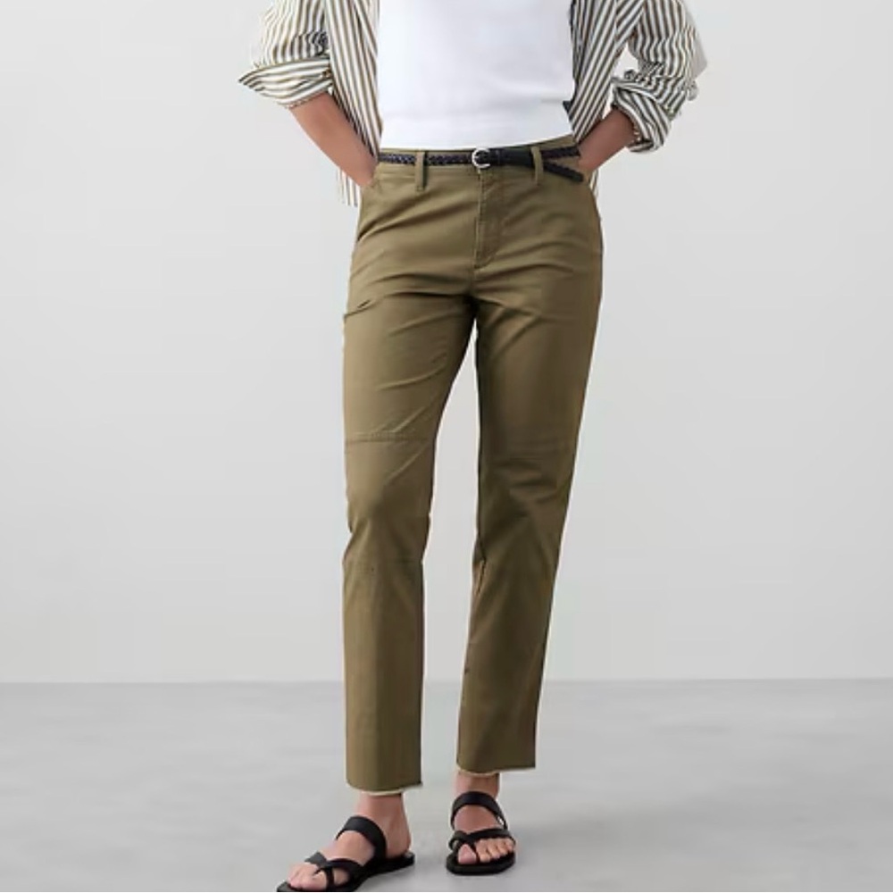 Banana Republic Khaki Ankle Pants
